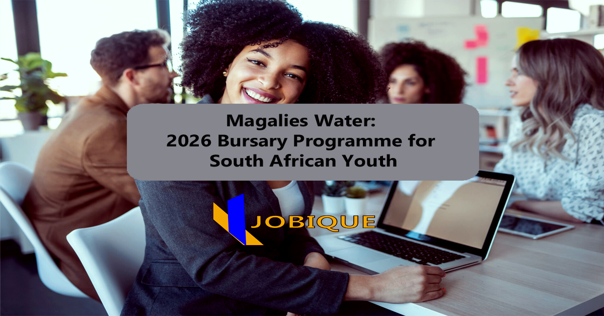 Magalies Water: 2026 Bursary Programme for South African Youth