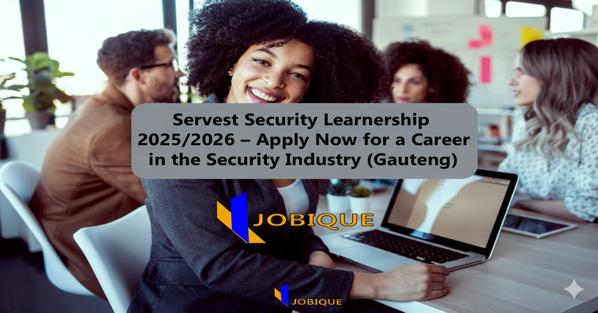 Learnership and YES Programme online job application form for South African youth